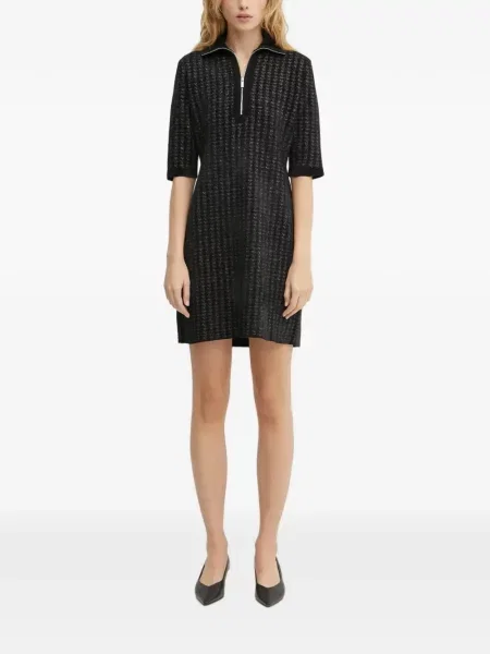 Rochie mini Morgan tricotate negru