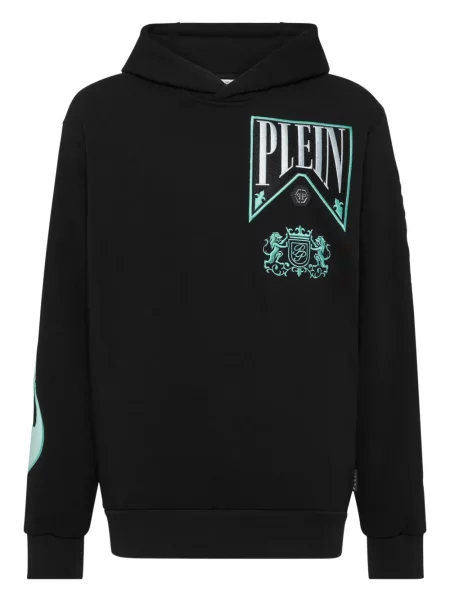Суичър с качулка Philipp Plein черно