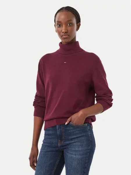 Tommy Jeans Поло Essential виолетов