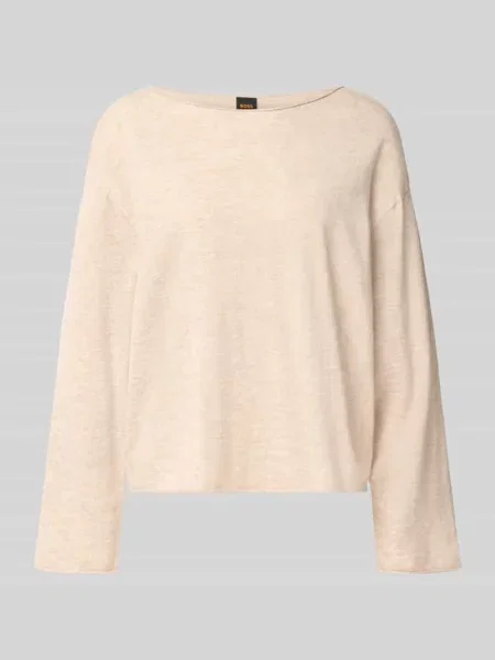 Sweter o kroju regular fit z mieszanki kaszmiru i wełny żywej model C_Faprosa' Boss Orange