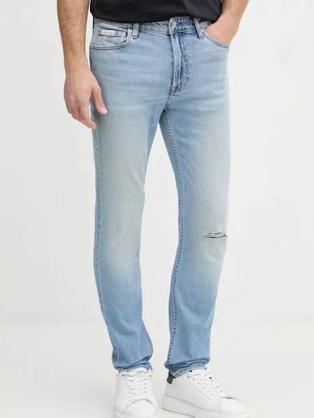 Calvin Klein Jeans slim fit džíny modré