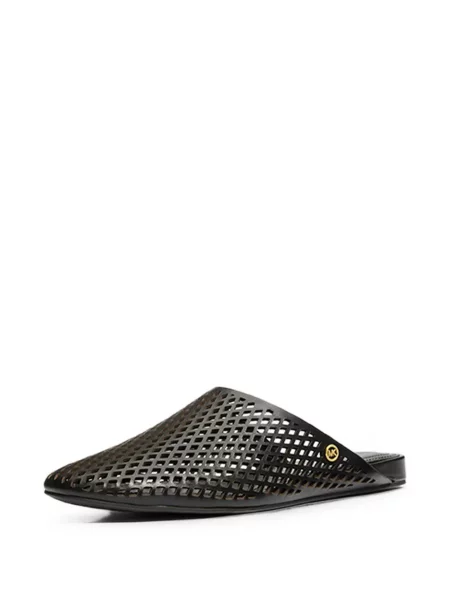 Papuci tip mules Michael Kors din piele negru