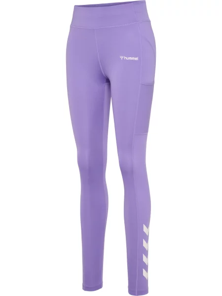 Legginsy mid-rise Hummel MT Chipo fioletowe