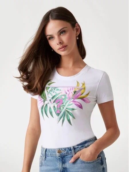 Классическая футболка Guess белая