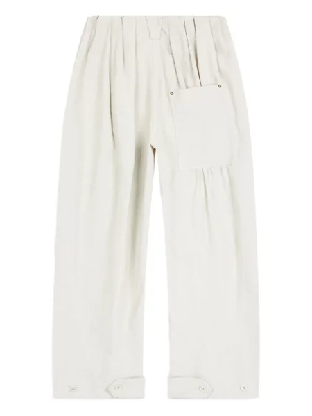 Pantaloni Open Yy alb