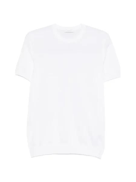 Tricou Diktat tricotate alb