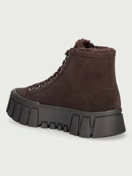 Tommy Jeans TJW PLATFORM SNEAKER MC WL sneakersy zamszowe brązowe
