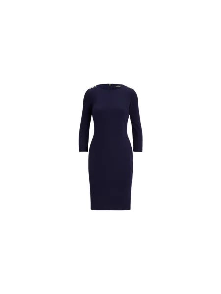 Sukienka midi Ralph Lauren niebieska