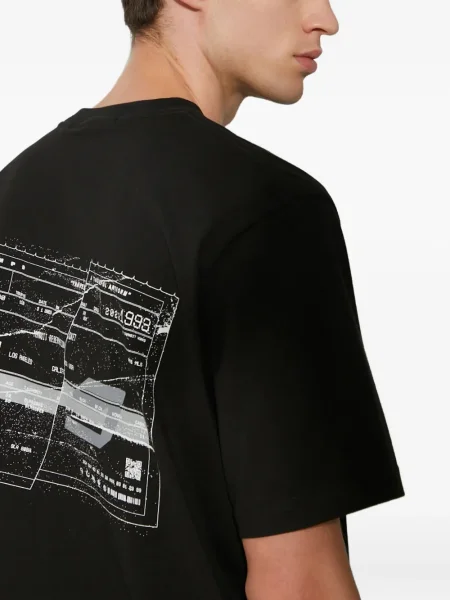 Tricou Stampd cu imagine negru
