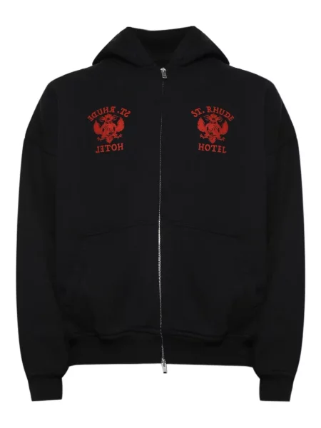 Hanorac cu glugă Rhude negru