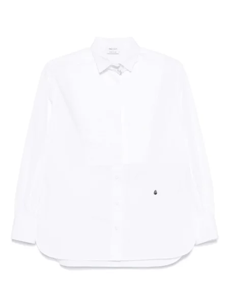 Cămașă Alexander Mcqueen plisată alb