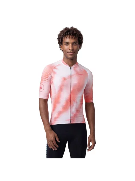 Koszulka rowerowa z krótkim rękawem Kolarstwo Siroko M2 NRC Pink różowa