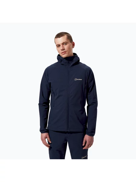 Férfi softshell dzseki Berghaus Skelbo sötétkék. Méret: M kék