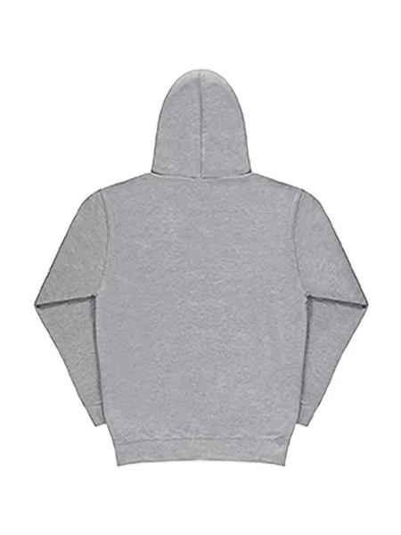 Gładka Bluza Sportowa Przez Głowę Kaptur biała