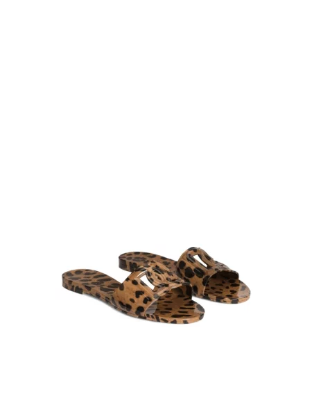 Klapki Dolce And Gabbana brązowe