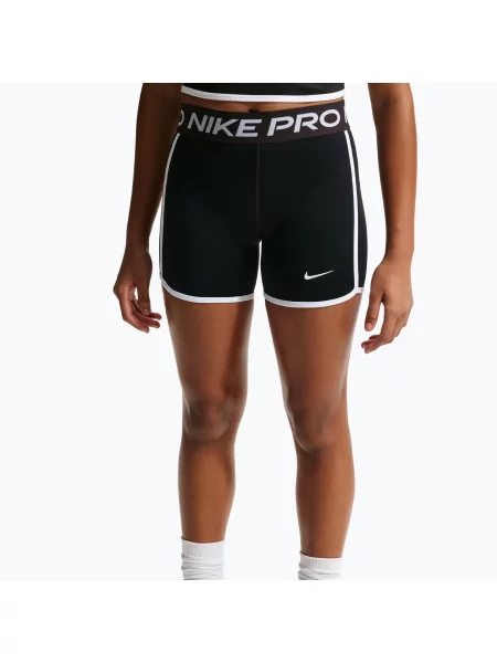 Gyerek rövidnadrág Nike Pro Dri-Fit 3" black/white. Méret: XS fehér