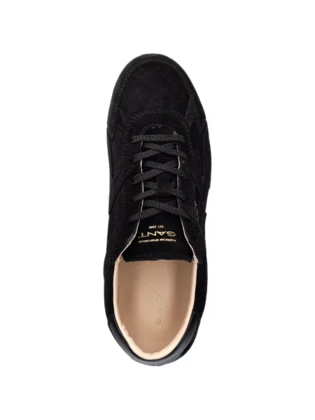 Sneakerși Gant din piele de căprioară negru