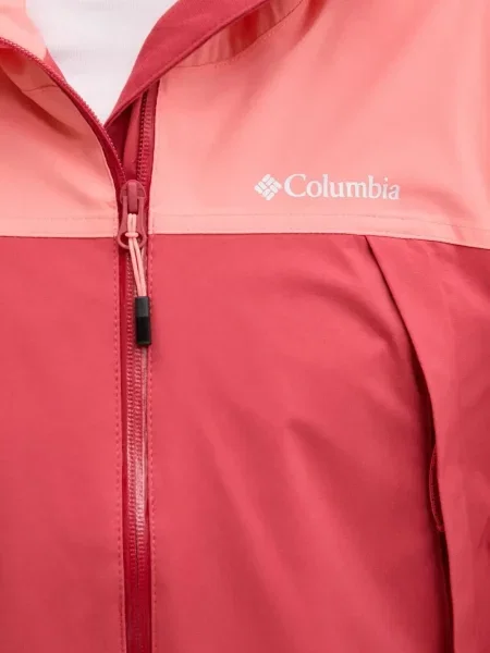 Geacă Columbia cu glugă roz