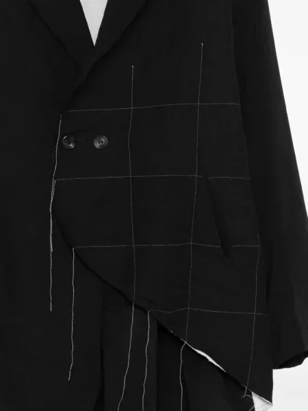 Pledas asimetriškas švarkas A Tentative Atelier juoda
