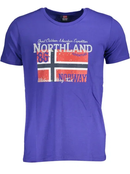 Tricou Norway 1963 scurt albastru