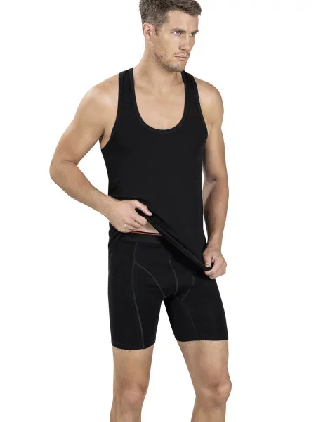 Мужская однотонная майка біла