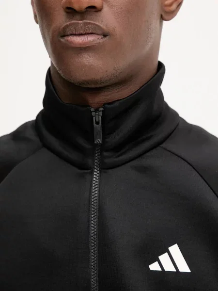Однотонный свитер Adidas черный