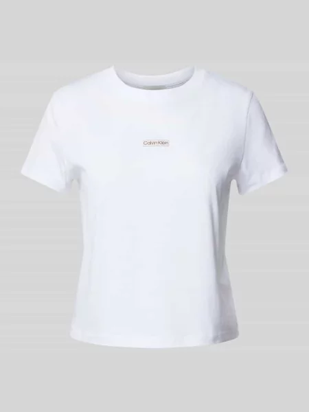 Calvin Klein Jeans T-Shirt Placed Institutional biały
