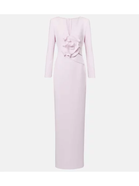 Rochie Roland Mouret cu model floral roz