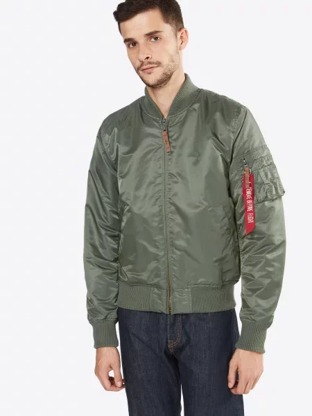 Prechodná bunda Alpha Industries Inc. zelená