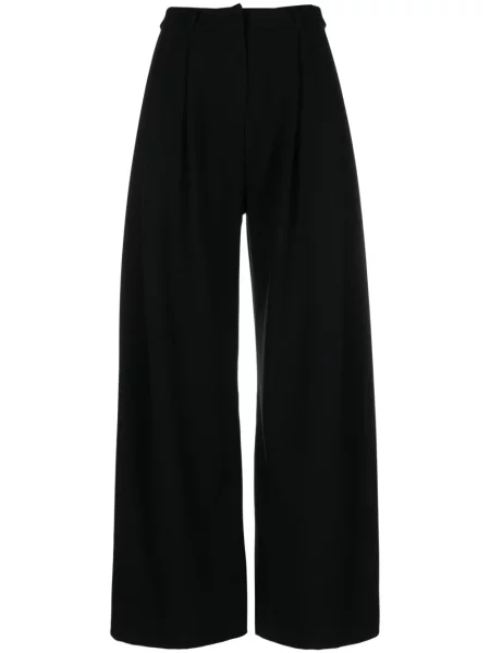 Pantaloni Loulou plisate negru