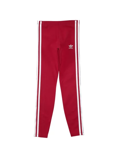 Legginsy dziecięce Adidas czerwone