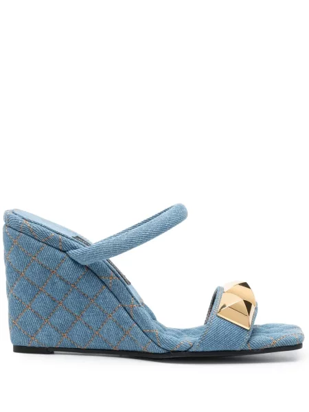Sandale Philipp Plein cu pană albastru