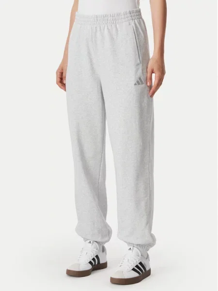Adidas Sportinės kelnės Kit Small Logo Regular Cuffed pilka