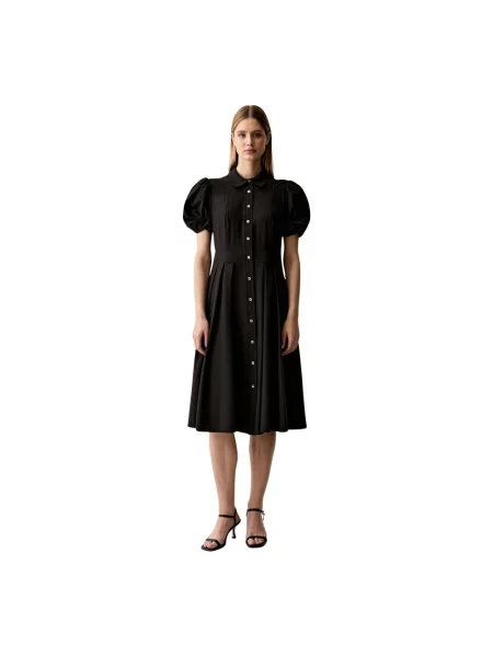 Sukienka koszulowa Dkny czarna
