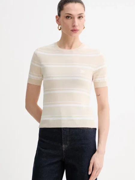 ERMANNO Firenze t-shirt beżowa