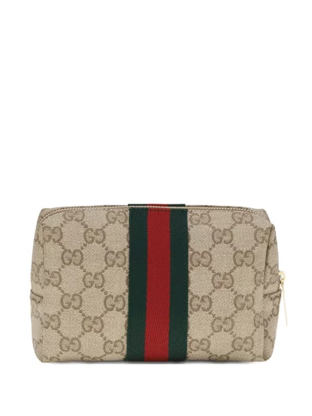 Geantă Gucci cu dungi maro