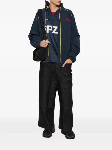 Sală de gimnastică top Adidas cu autograf cu dungi negru