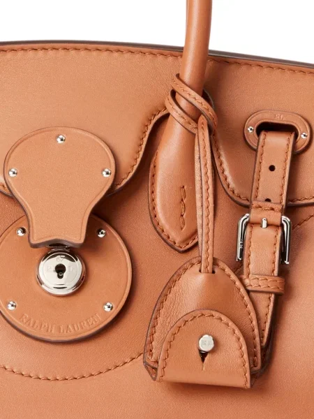 Geantă shopper Ralph Lauren Collection maro