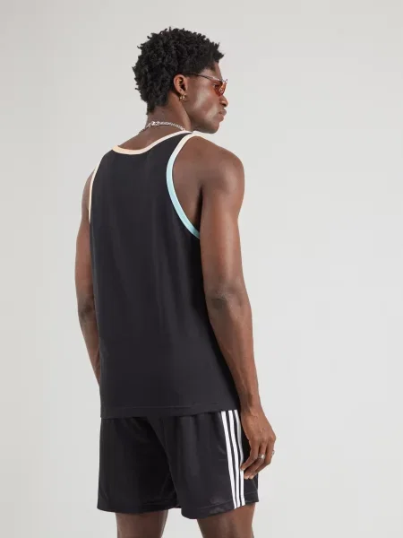 ADIDAS ORIGINALS Tričko Pride pastelovo modrá / marhuľová / svetloružová čierna