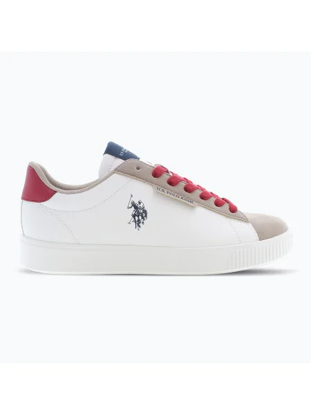 Férfi cipő U.S.Polo Assn fehér/vörös. Méret: 41 EU fehér