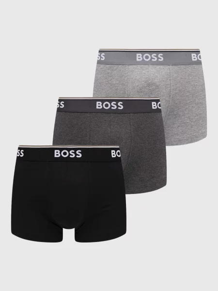 BOSS bokserki 3 pack Trunk 3P Power szare