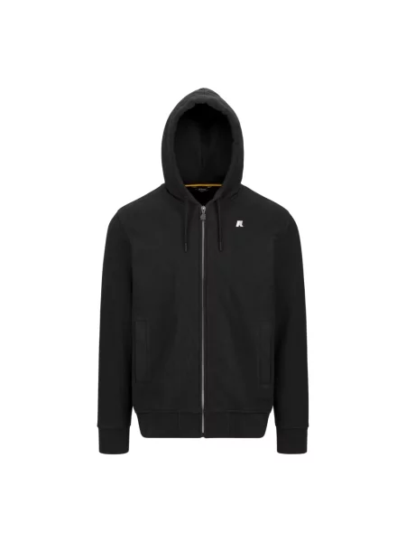 Bluza z kapturem K-way z kapturem czarna