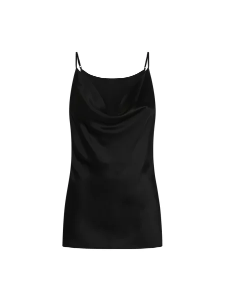 Top Acne Studios bez rękawów czarny