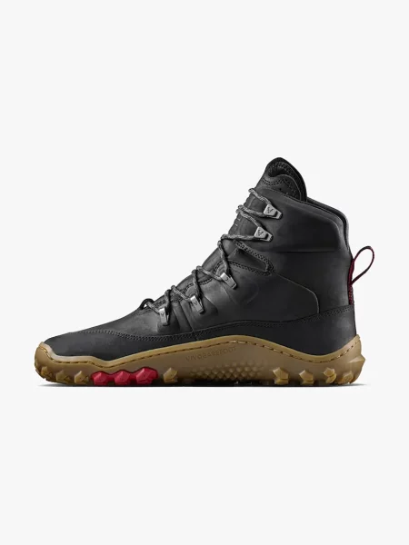 Bőr félcipő Vivobarefoot fekete