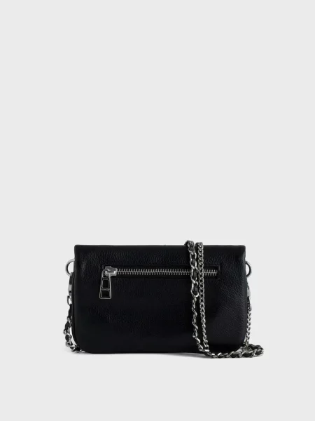 Кожаный клатч Zadig&voltaire черный