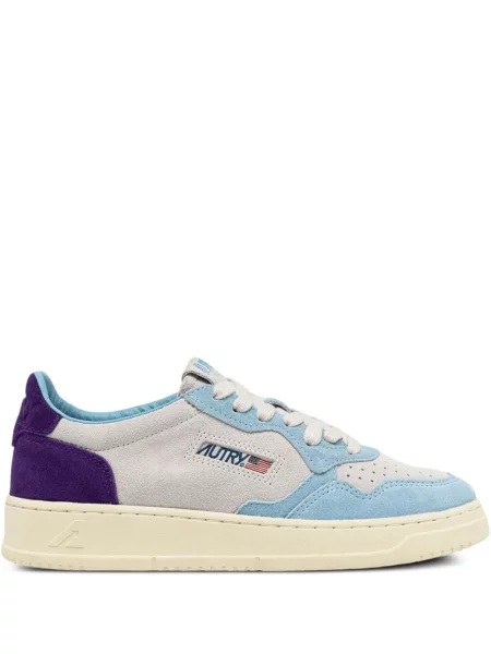 Sneakerși Autry din piele de căprioară albastru