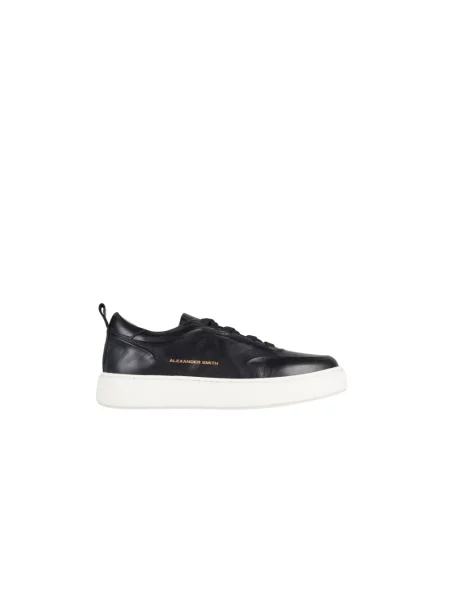 Sneakersy Alexander Smith skórzane czarne