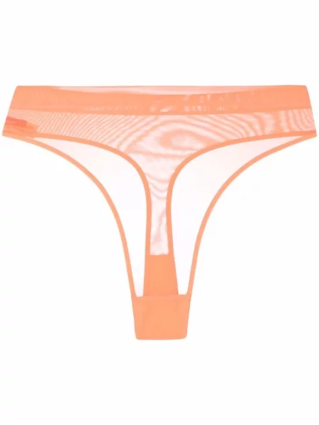 Chiloți tanga Maison Close portocaliu