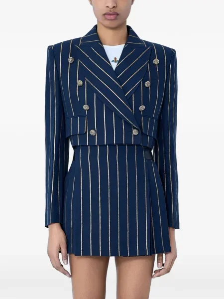 Sacou cu dungi Vivienne Westwood cu dungi albastru