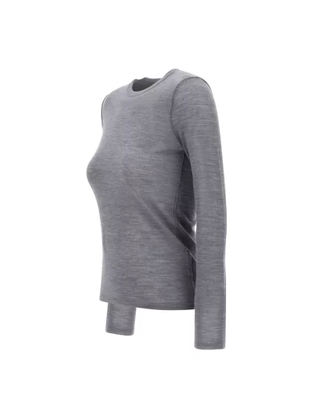 Sweter Aspesi wełniany szary